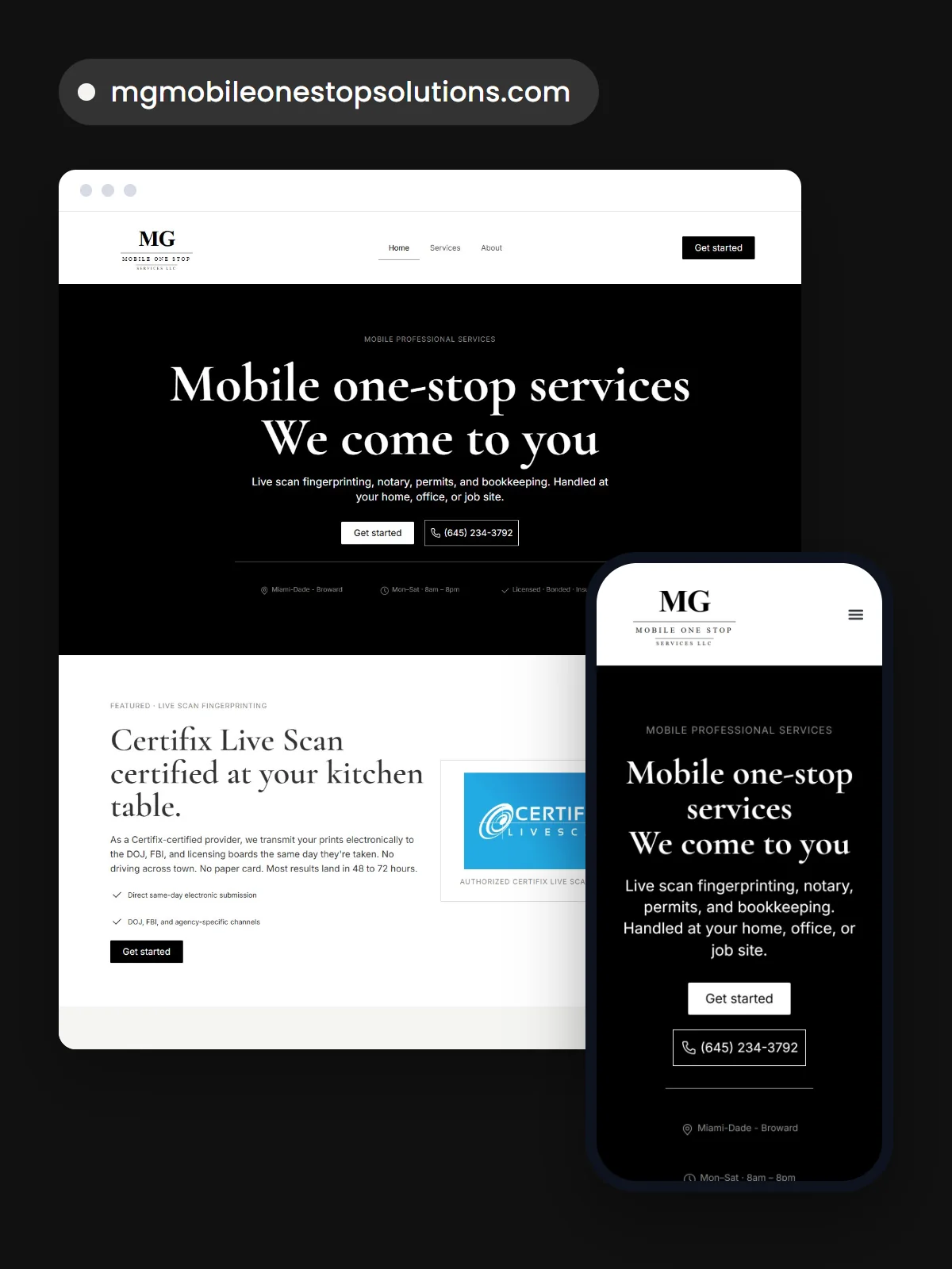 mg mobile one stop solutions featured | Blue Mountain Web
